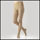 Gilofa Basic Stützstrumpfhose mit Spitzenoptik 70 den